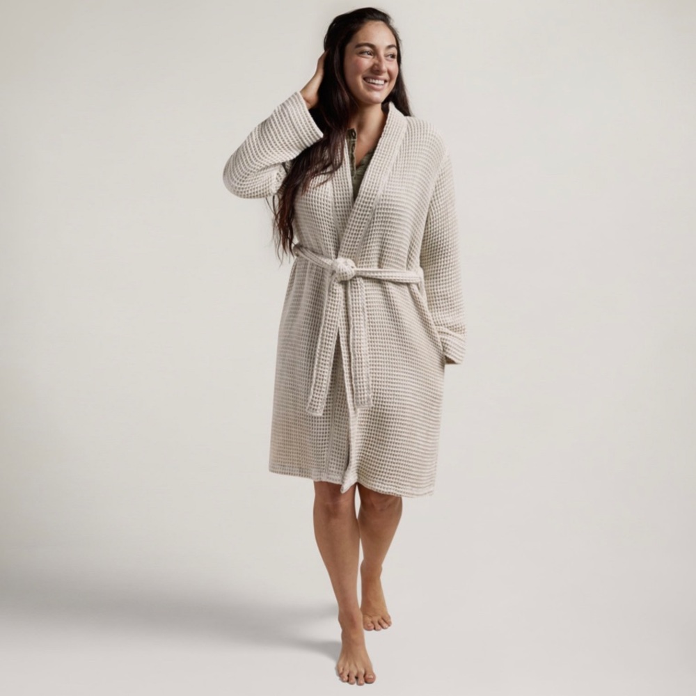Parachute Waffle Robe | Tan | Medium | New With Tags
